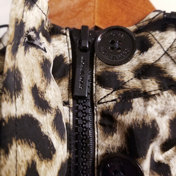 🐆 MICHAEL KORS Animal Print Rain/Wind Jacket - Picture 6 of 8